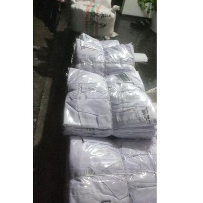 (BOOMING) jaslab putih osfot lengan panjang