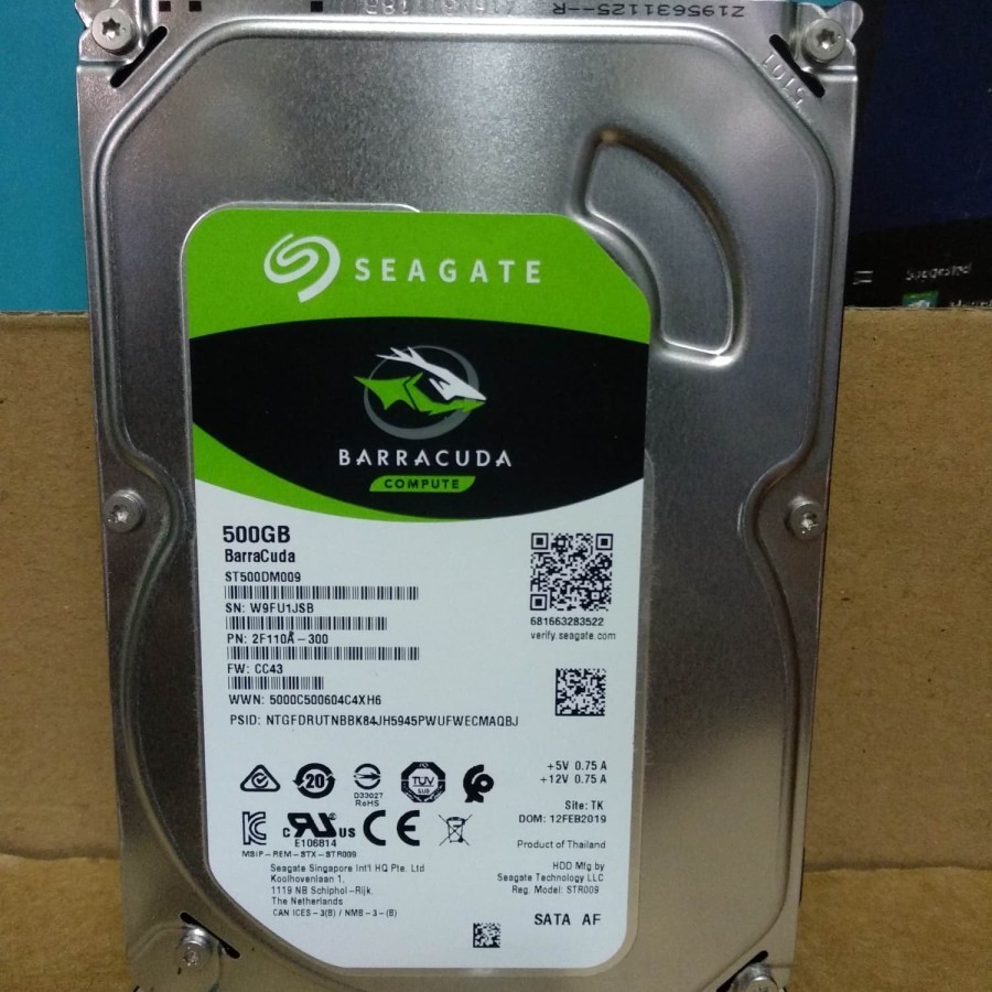 Hardisk Seagate PC Sata 500GB HDD Internal PC 500GB