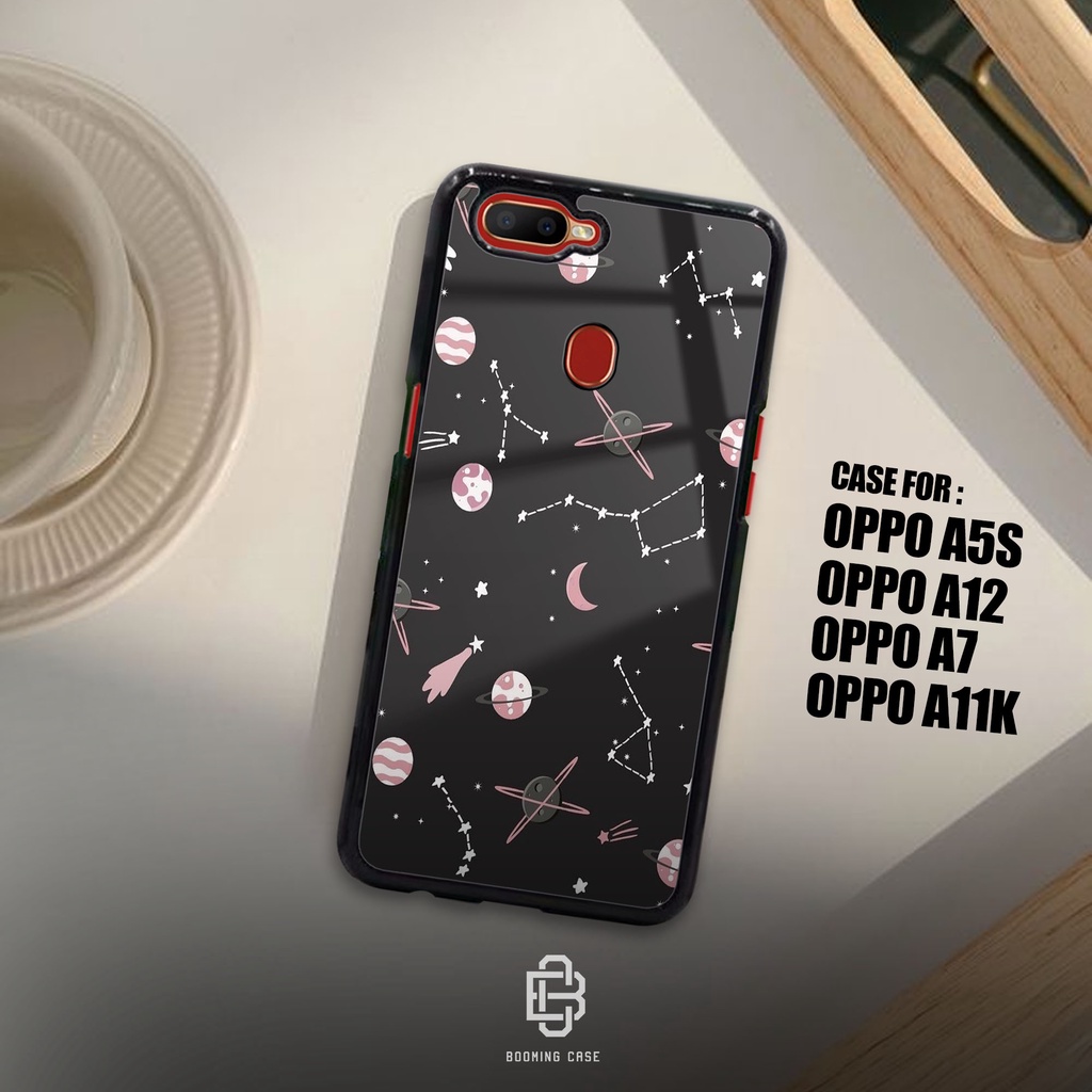 Casing Oppo A5S / A7 / A12 / A11K Hardcase 2D Glossy Case Motif NASA