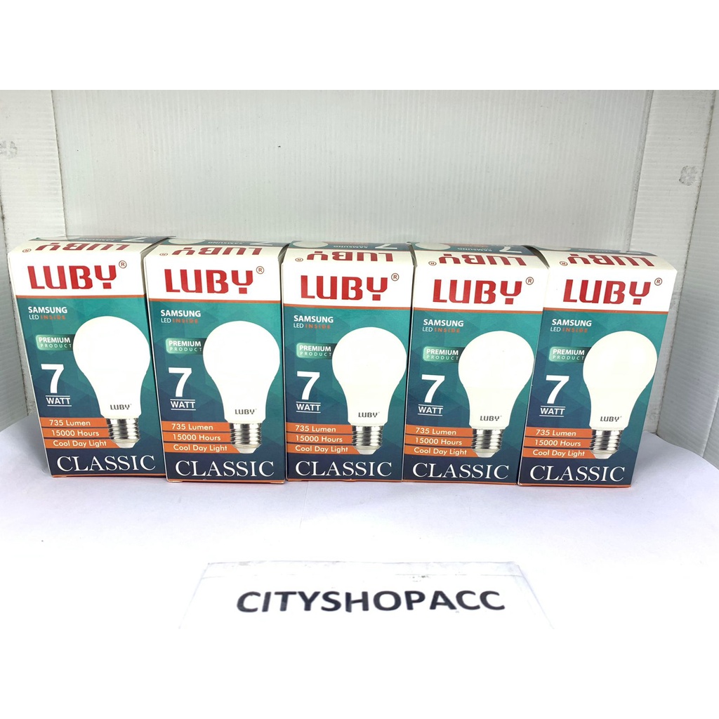 Lampu Bohlam Luby Classic LED 7 Watt LED Bulb