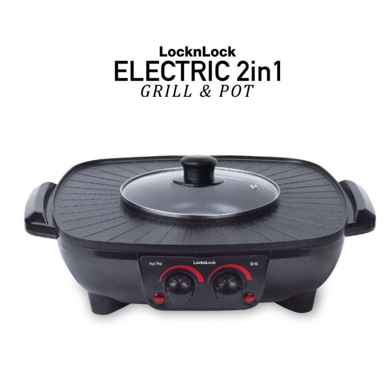 LOCK N LOCK ELECTRIC 2IN1 GRILL N POT