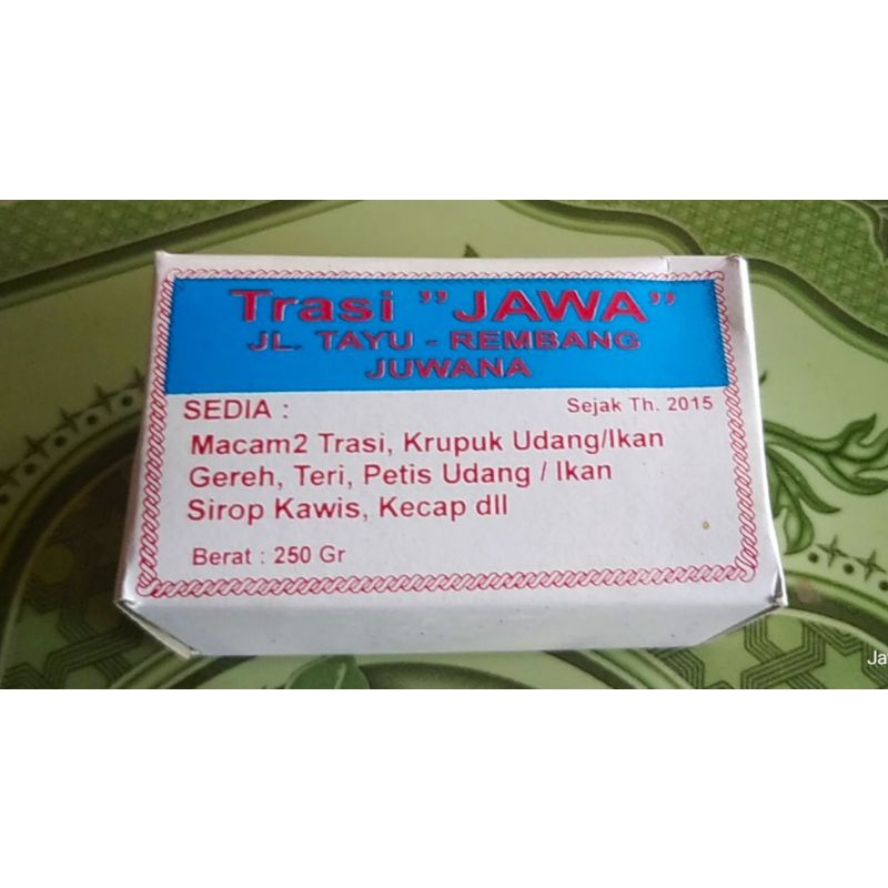 

Terasi Jawa asli khas Juwana 250gram