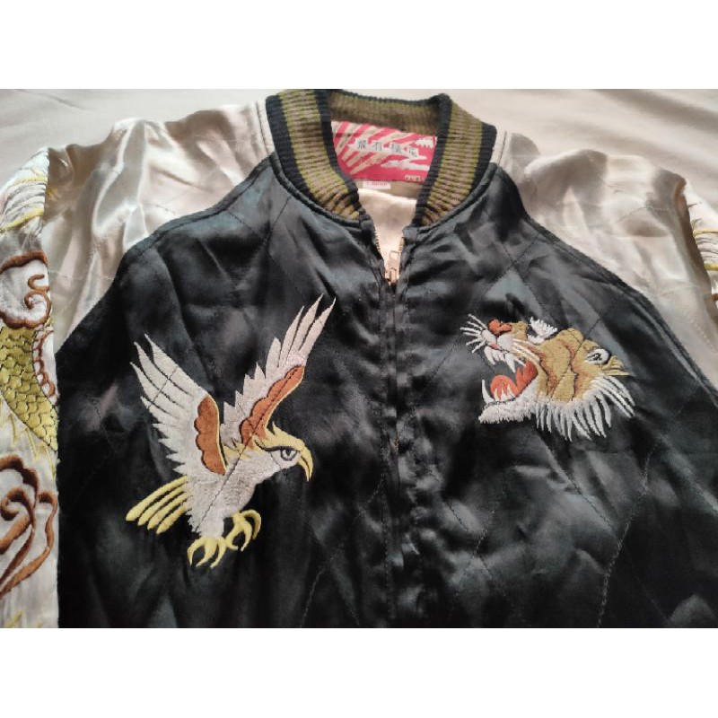 sukajan Houston twin dragon