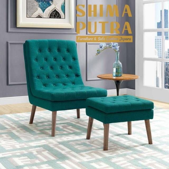 Sofa santai plus stool puff