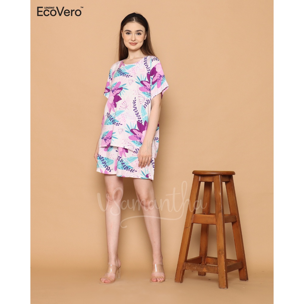 vSamantha - Pajamas Piyama One Set Ecovero Cassie Lilac