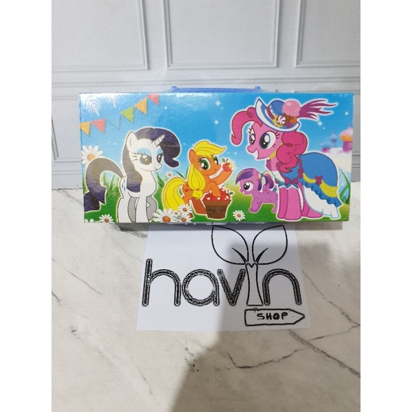 KOTAK PENSIL ada KODE biasa  PASSWORD 3 TINGKAT/PENCIL CASE KODE BIASA-PONY kodebiasa