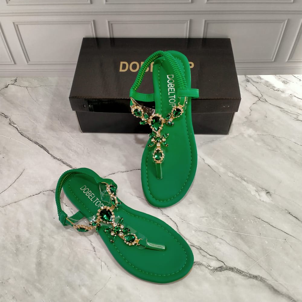 Sandal flat wanita dbltop Q12