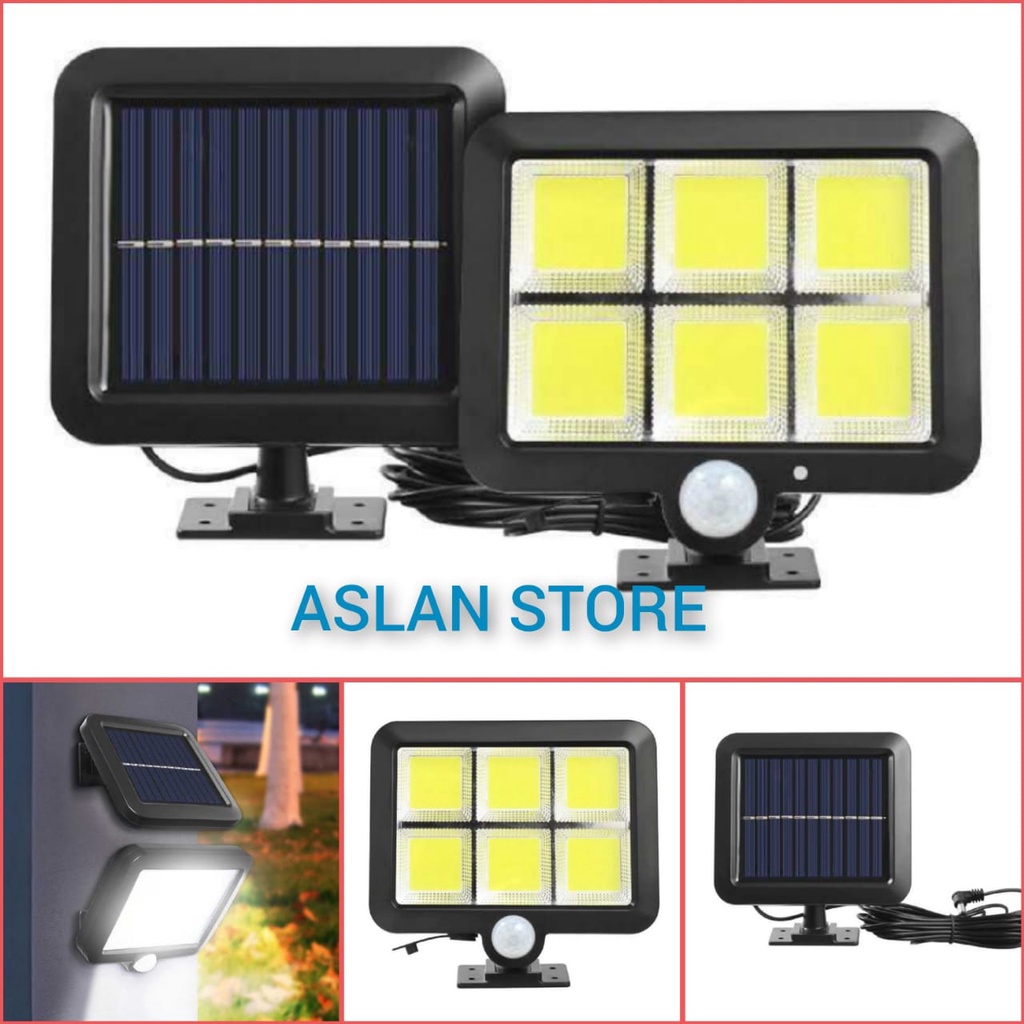 Lampu Taman Tenaga Surya System Sensor gerak Dinding/Solar CELL 120 LED lampu tenaga matahari