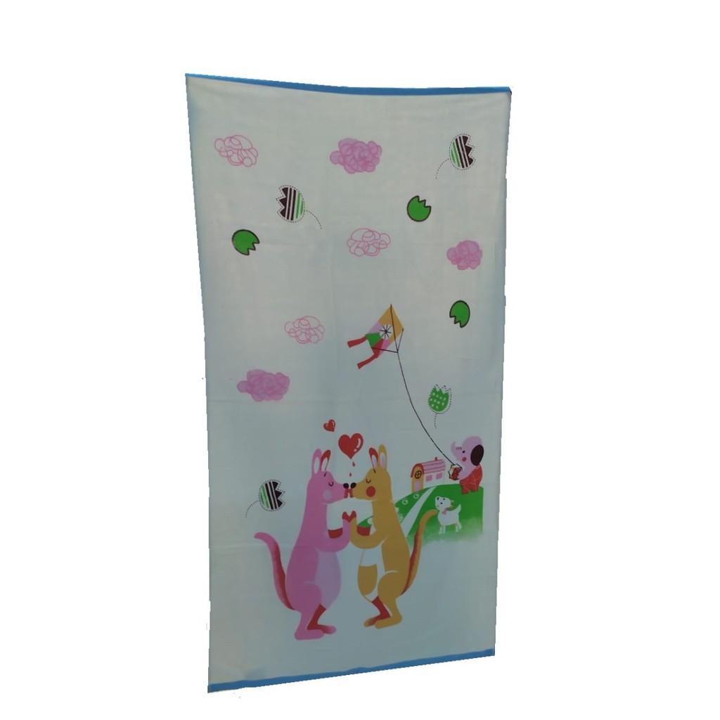 Handuk Mandi Anak Handuk bayi Motif Kangguru Kelinci Beruang 60x120 Kualitas Bagus Dixon katun