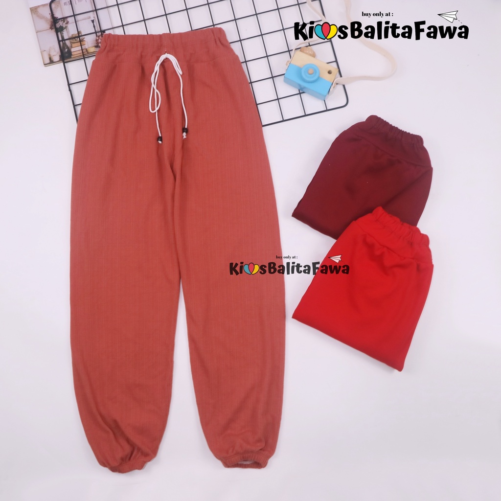 Jogger Molly Uk 10-12 Tahun / Joger Pants Celana Panjang Anak Perempuan Laki Laki Murah Grosir Polos