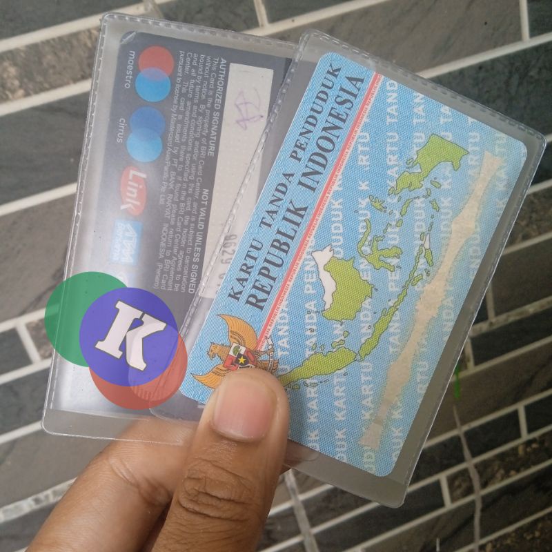 

Sampul pelindung KTP (10 PCS)/ Kartu ATM DAN SIM / Bungkus cover doff tebal untuk KTP