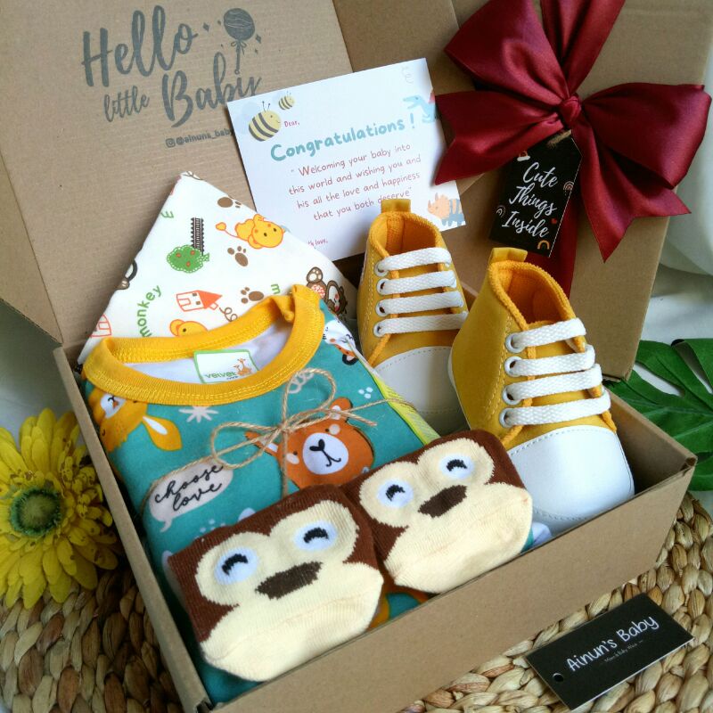 HAMPERS BAYI / KADO BAYI BARU LAHIR / VELVET JUNIOR BABY GIFT SET / KADO KELAHIRAN / PARCEL BAYI