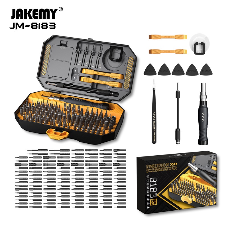 Jakemy JM-8183 145in1 Tools Kit Obeng Set