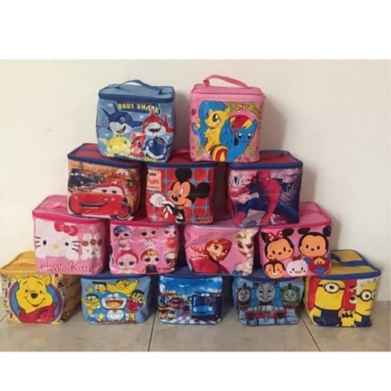 Grosir tas kubus/tas makanan anak/souvenir anak/goodie bag
