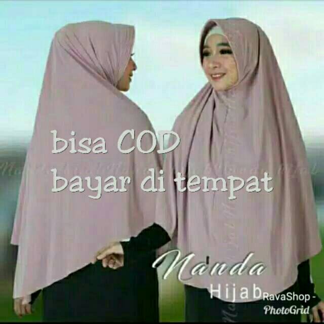 size XL JILBAB by NANDA HIJAB KERUDUNG KHIMAR BERGO
