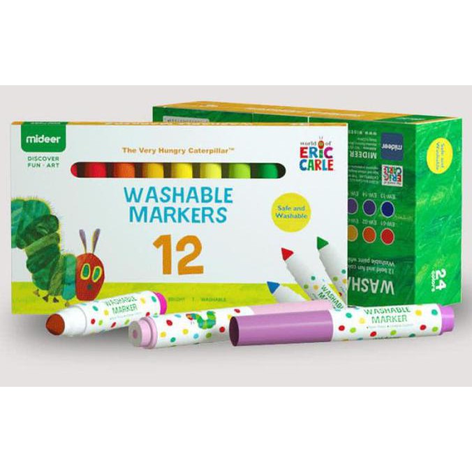 

(PERALATAN MENGGAMBAR) WASHABLE MARKER - 12 PCS PROMO