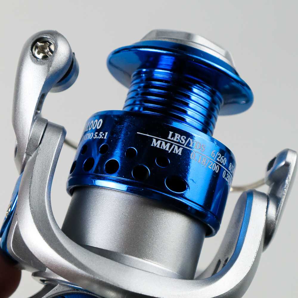 YUMOSHI Reel Pancing Spinning Fishing Reel 5.5:1 Gear Ratio