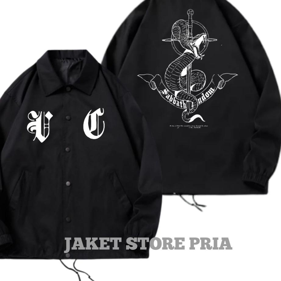 Paling Disukai.. JAKET COACH DEWASA SABBATH CREW THE GRIM REAPER WEBTOON WIND BREAKER JACKET BYCICLE