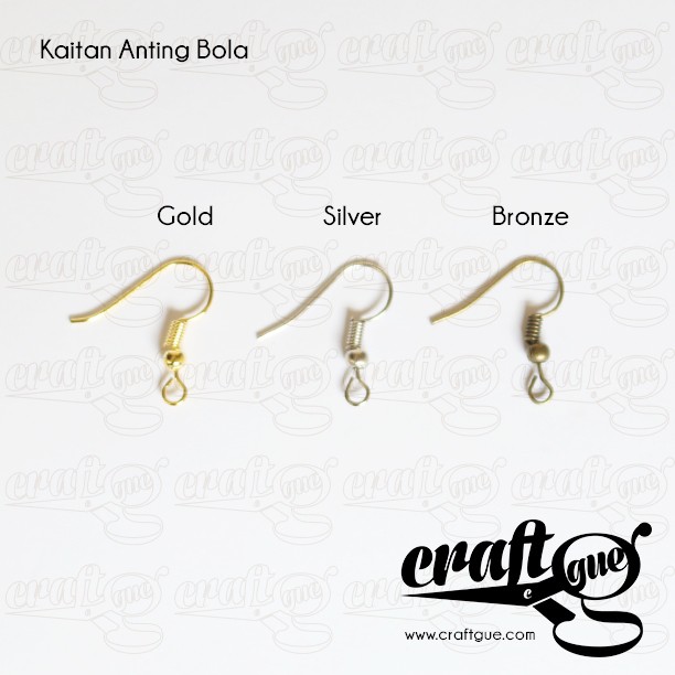 Kaitan Anting Bola (100pcs)