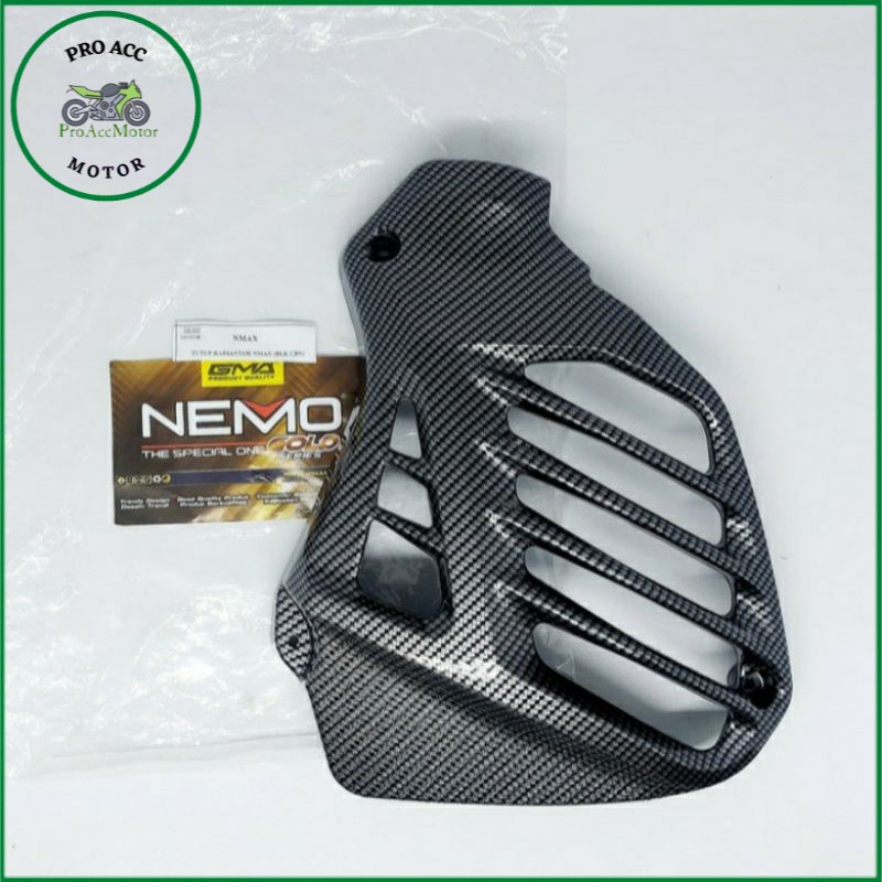 Cover Tutup Radiator Carbon Nemo Nmax 2015 - 2019