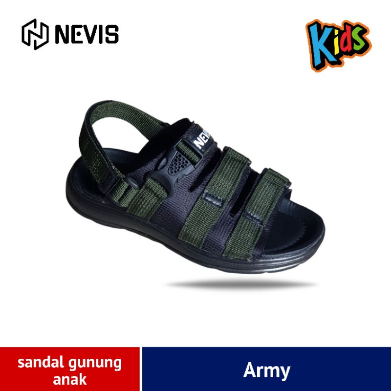Sandal Gunug Anak Laki Perempuan Nevis Nvs 56 Original Sepatu Sandal Anak Sendal Anak Cowok Cewek