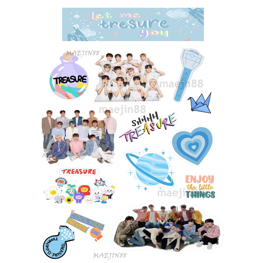

STIKER TREASURE/STIKER KPOP/STIKER CUTTING/STIKER MURAH