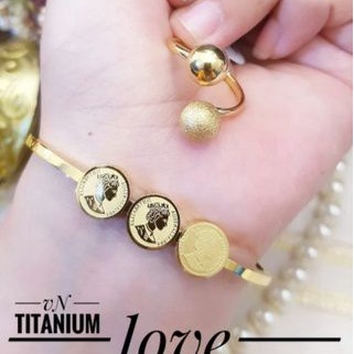 TiTanium set gelang cincin B60