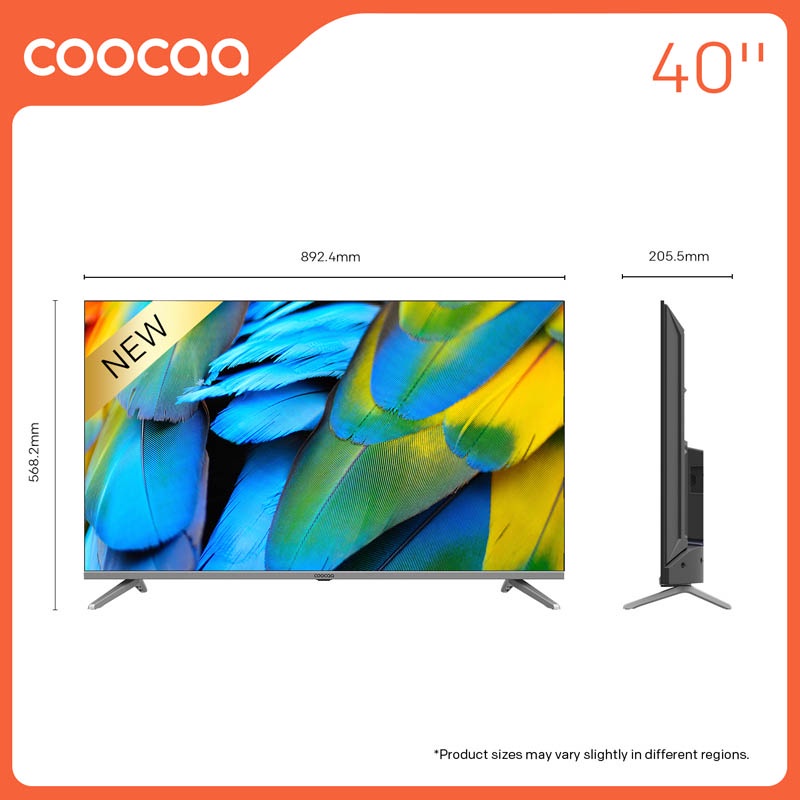 COOCAA 40S7G LED TV SMART ANDROID 11 -40 INC HDR 10 DIGITAL TV YOUTUBE