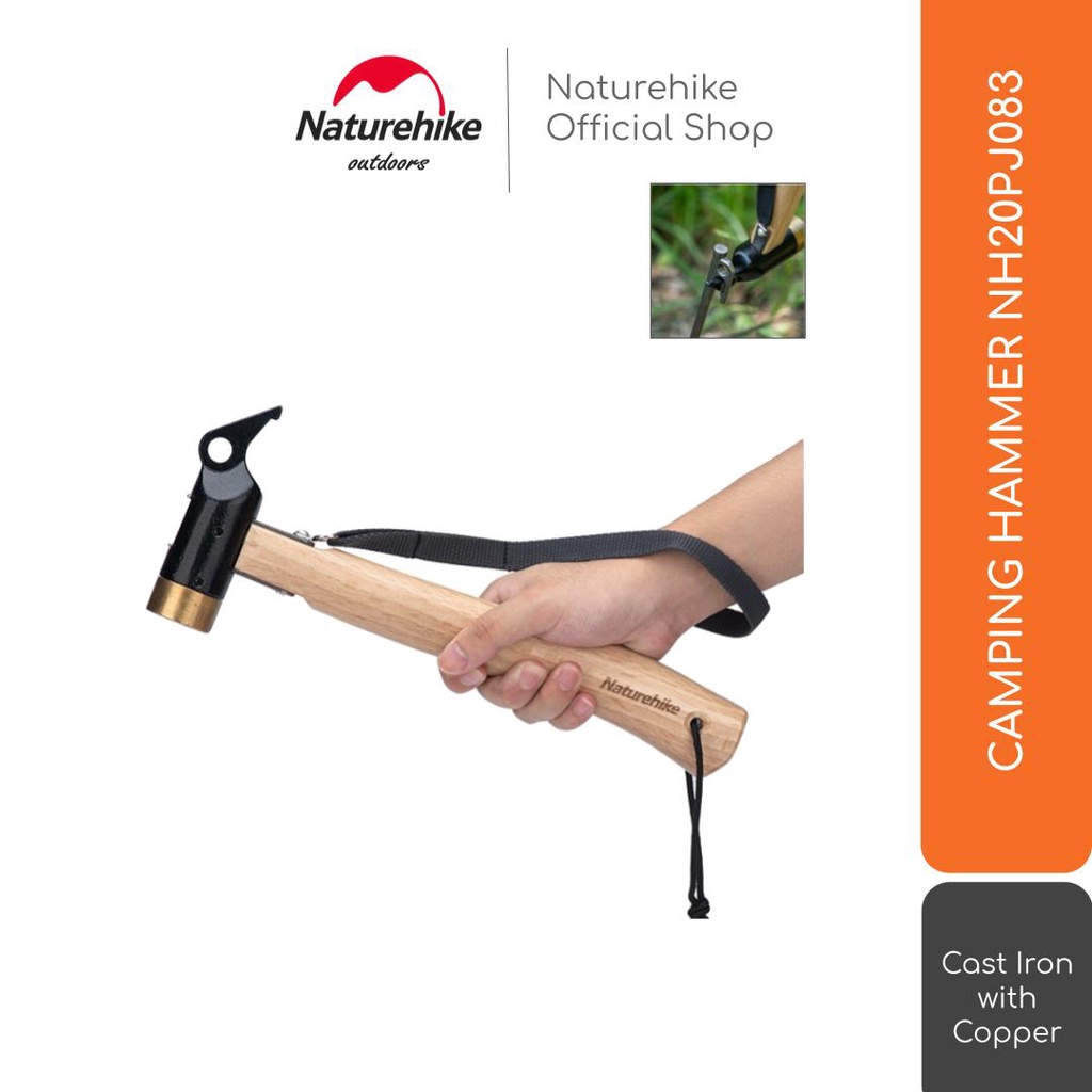 Naturehike Camping Hammer Nh20Pj083 Palu Pasak Tenda Camping