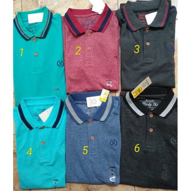 LEBARAN IDUL ADHA COWOK LAKI PRIA BAJU LELAKI S  CP Kaos Kerah Nevada