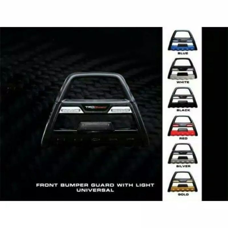 TANDUK/BUMPER DEPAN WITH LED TRD SPORTIVO innova