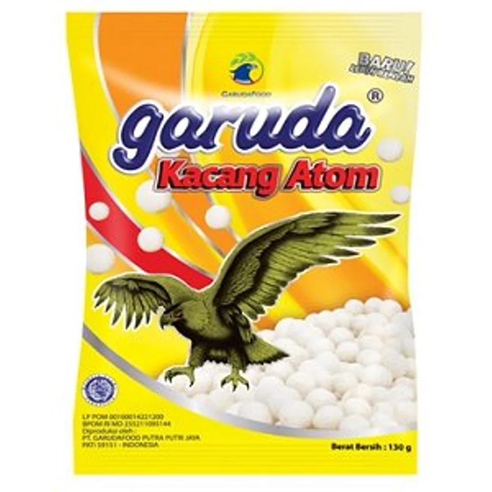 

Garuda Kacang Atom Sukro - 1 Renceng Isi 10pcs X 20gram