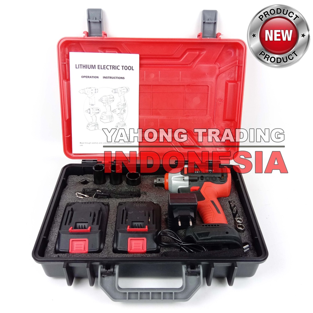 Mesin Impact Baterai Cordless Impact Wrench BRUSHLESS 48V 48VF 48 V SUNC TOOLS