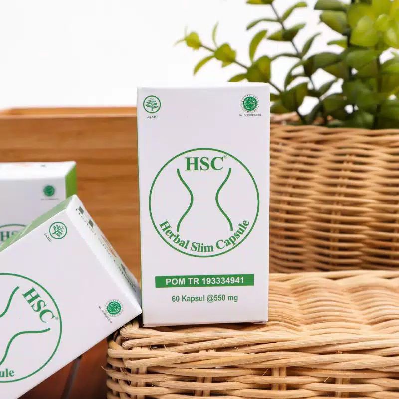 HSC herbal slim capsule Asli HSC pelangsing herbal HSC pelangsing tubuh Herbal Original