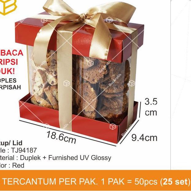

Box Toples Kue Kering Jar Plastik Packaging Kemasan Dus Cookies | TJ94187 [KODE PRODUK 5]