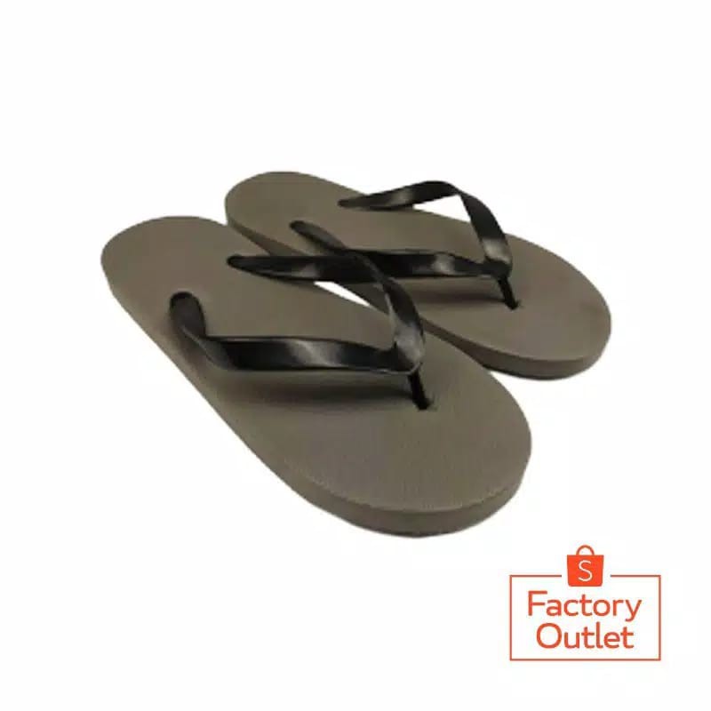 [Checkout Rp100] Factory Outlet Sandal Jepit Polos Sendal Spon Pria Casual Warna Random Wudhu Wudu M