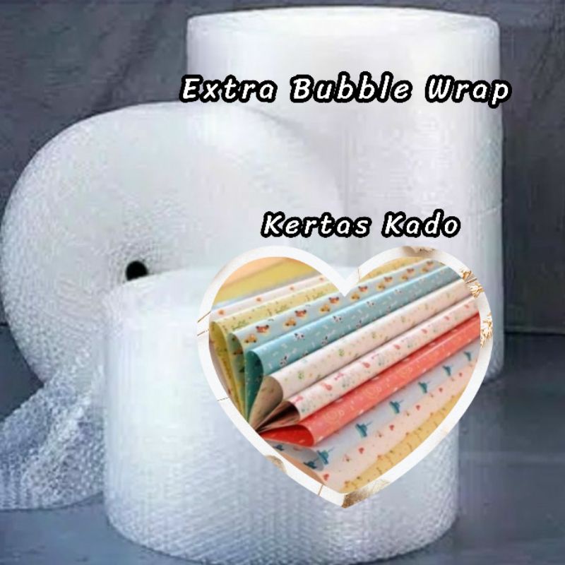 

LOV ME ❤ EXTRA Bubble Wrap Lebih Tebal dan Berlapis- kertas kado. Tidak dijual tanpa pembelanjaan.