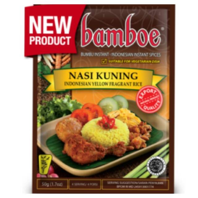 

Instan-Masak-Bumbu- Bumbu Bamboe Nasi Kuning 59Gr(1,7Oz)New -Bumbu-Masak-Instan.