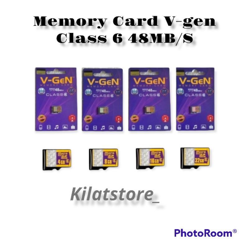 MMC V-Gen Class 6 / Memory V-Gen Kelas 6 / Kartu Memori V-Gen Kelas 6