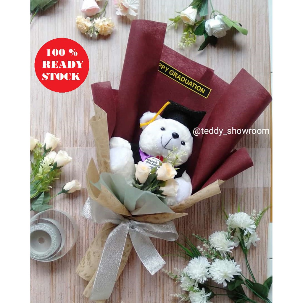 BIG PROMO / Buket Boneka Wisuda BESAR / Buket Toga Wisuda / Buket anniversary / Buket Ultah