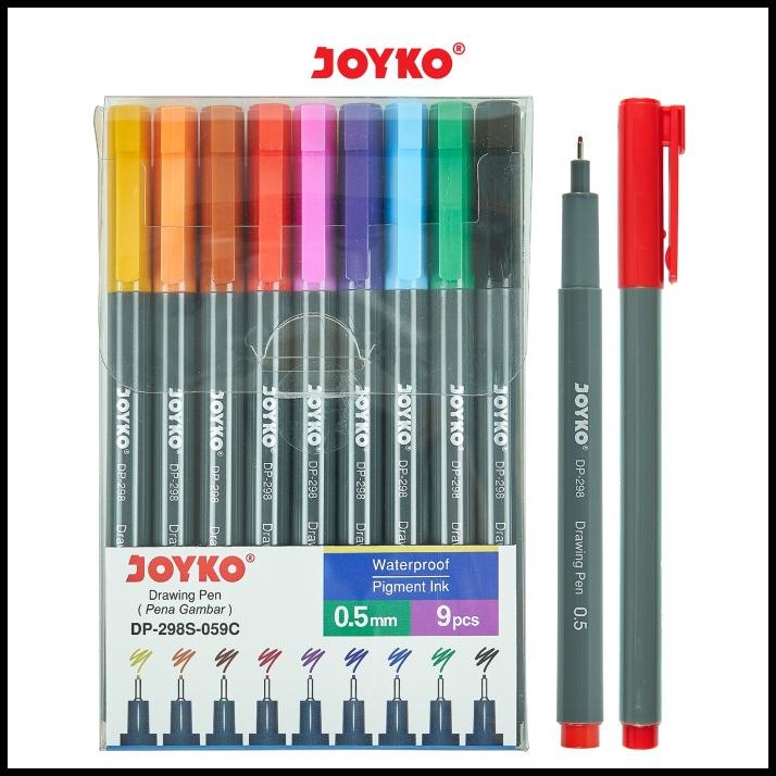 

Heaven | Drawing Pen Pena Gambar Joyko Dp-298S-059C 1 Set 9 Pcs