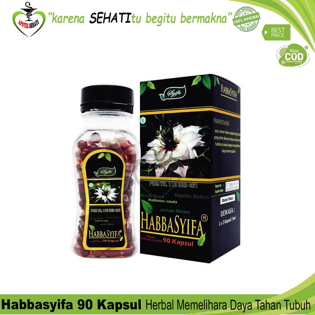 Habbasyifa black seed oil isi 90 kapsul