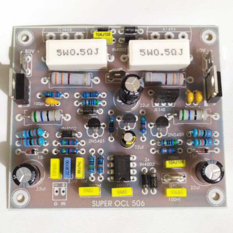 Socl 506 fiber Fr4 driver amplifier