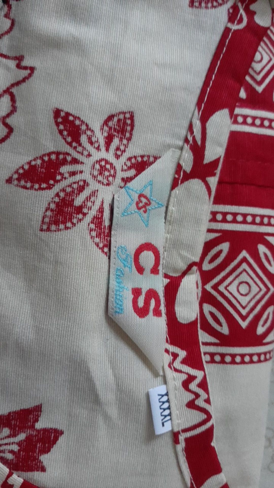 Bl185 Atasan Batik Wanita Lengan 7/8 Pendek Xxxxl