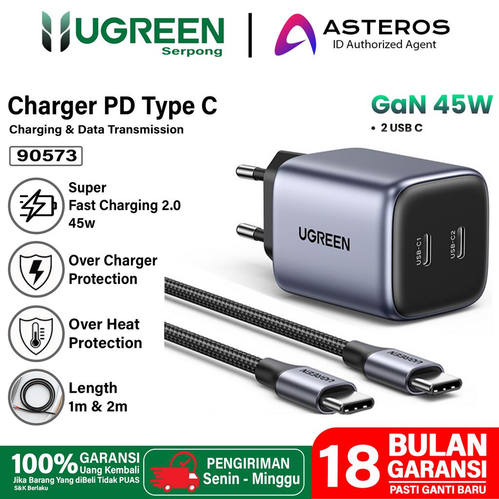 UGREEN Charger Samsung Super Fast Charging 2.0 PD Type C to Type C 25W 45W