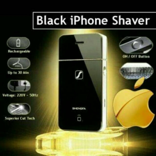 Cukur jenggot rechargeable shaver shengfa iphone