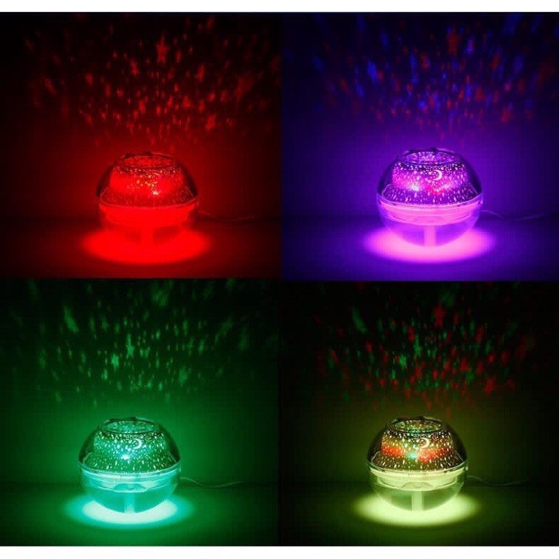 Smart Light Shadow USB Humidifier Aromatherapy Air Purifier Alat Pengharum Ruangan Mewah