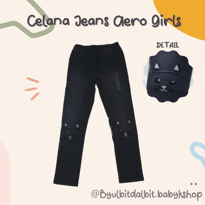  CELANA  PANJANG JEANS ANAK  PEREMPUAN AERO GIRLS Shopee 