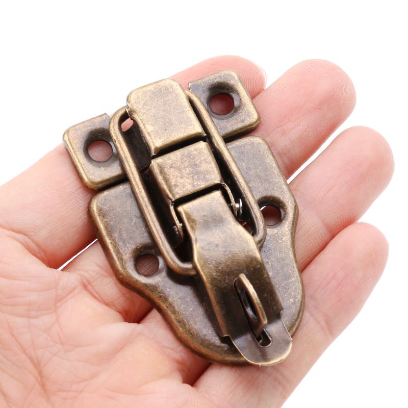 Gro Vintage Toolbox Lock Koper Gesper Metal Antik Untuk Case Toggle Lock Hasp for