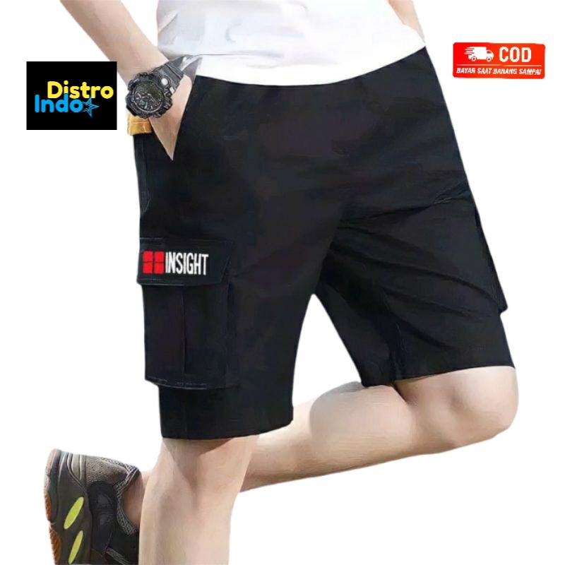 celana pendek kolor cargo saku 5 pria dewasa nyaman dan murah